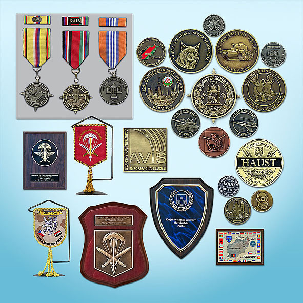 Pamětní mince, plakety a medaile